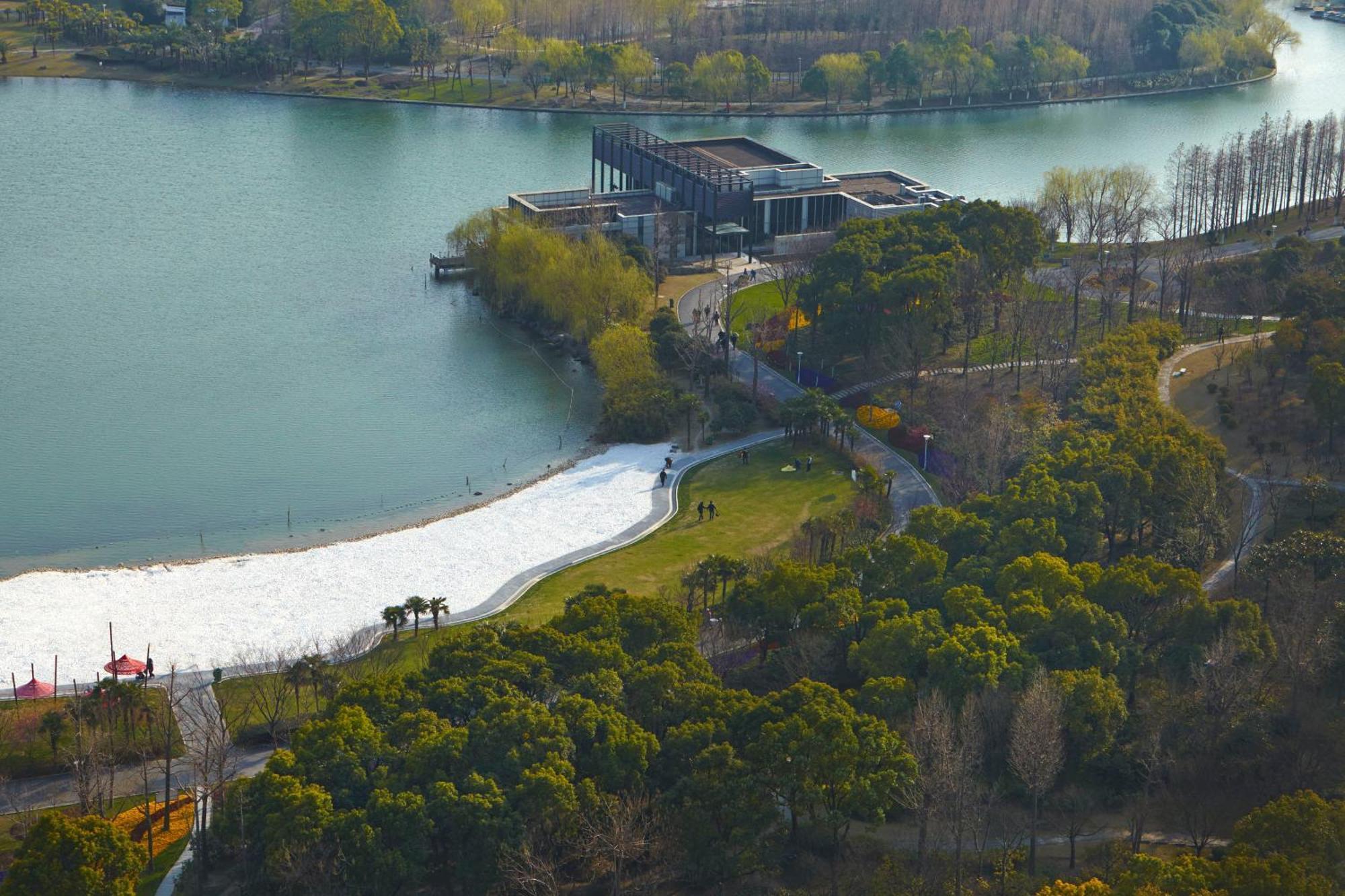 Shanghai Marriott Hotel Parkview Dış mekan fotoğraf