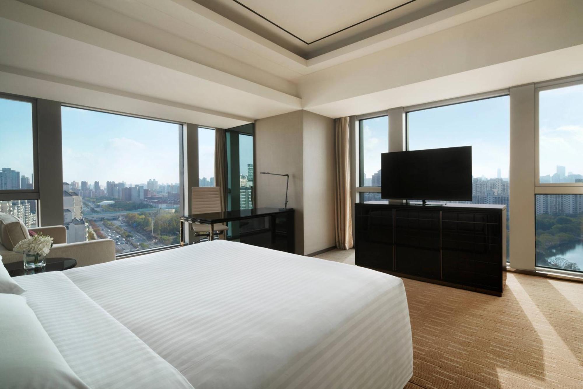 Shanghai Marriott Hotel Parkview Dış mekan fotoğraf