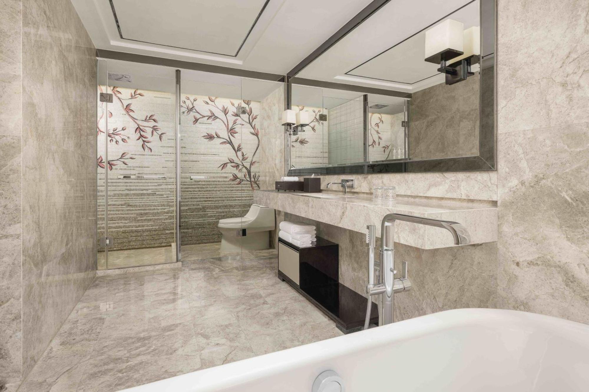 Shanghai Marriott Hotel Parkview Dış mekan fotoğraf