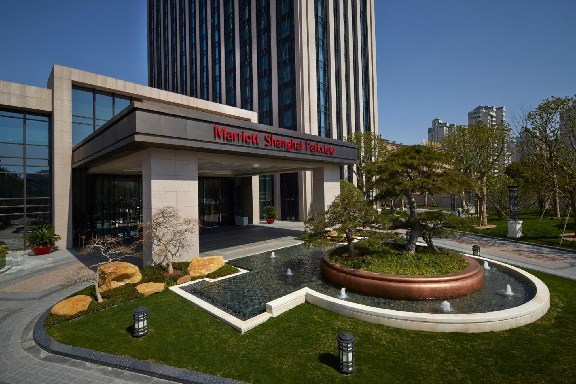 Shanghai Marriott Hotel Parkview Dış mekan fotoğraf
